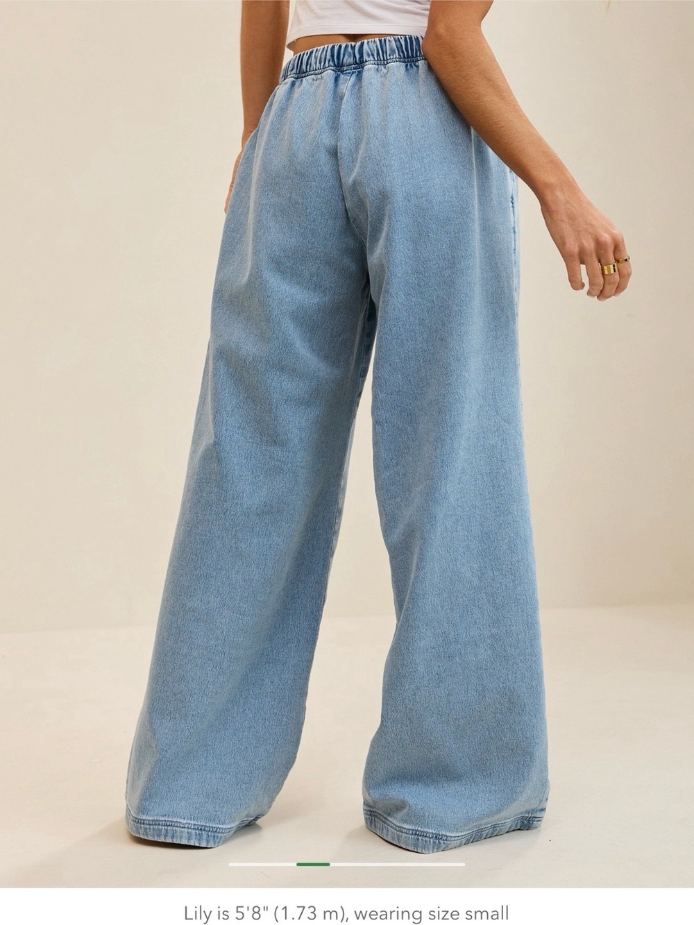 Aerie Daydream Double Stretch Wide Leg Trouser Pull-on Size XS - Picture 2 of 9